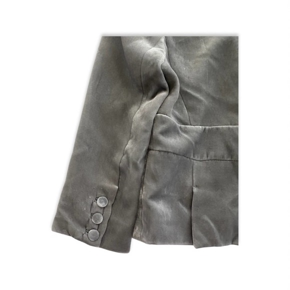 Abercrombie &Fitch Velvet Cropped Blazer - Picture 6 of 6